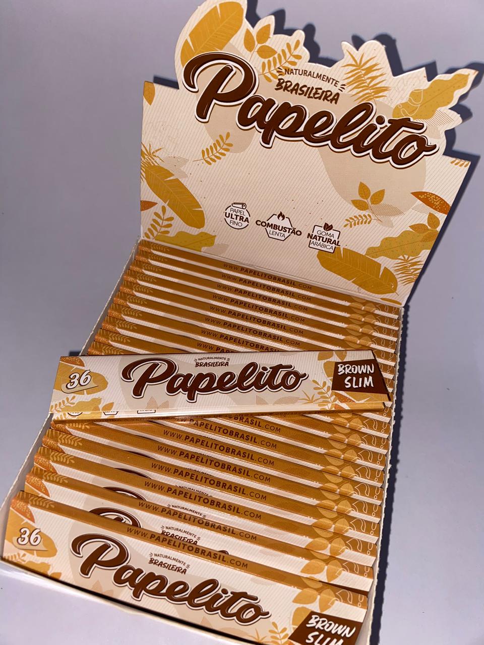 Papelito slim brown